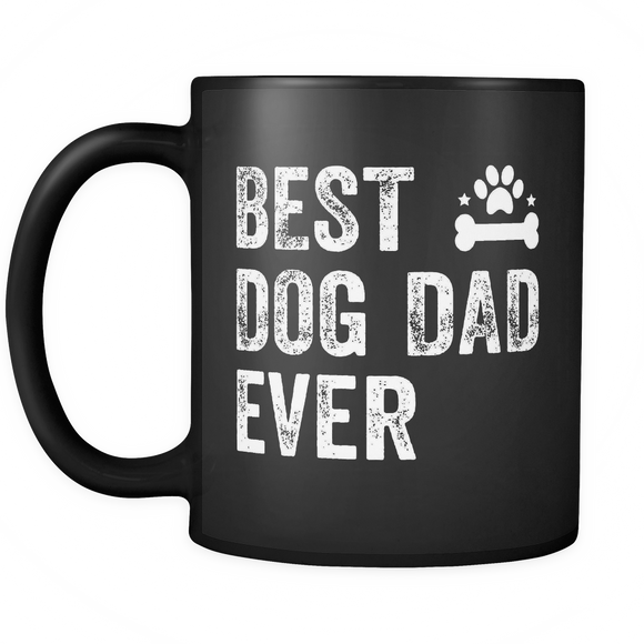 Best Dog Dad Ever - Mug - TEEEVER - - Drinkware -TeeEver.com