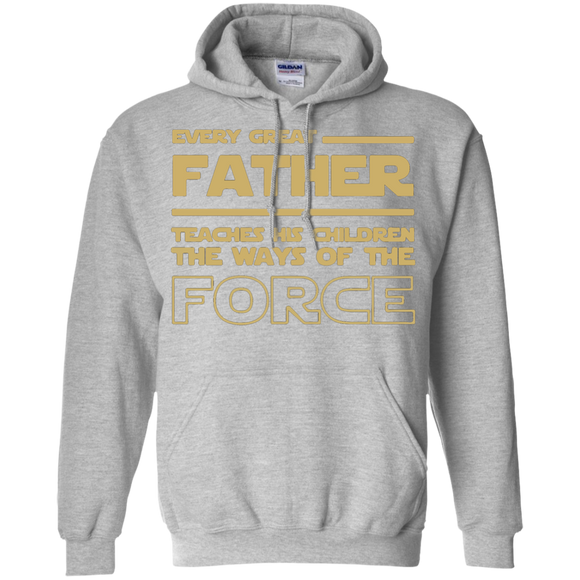 Men's-Best-Tee-For-Star-Dad.-Father's-Day-Gift-For-Awesome Dad Star wars Pullover Hoodie 8 oz - Sport Grey / S- Hoodies -TeeEver.com
