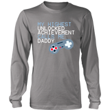 Mens Funny Father's Day - for Gamer Dad Video Game Lover - LS shirt