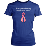 #harperstrong Retinoblastoma Warrior Cancer Awareness women tshirt