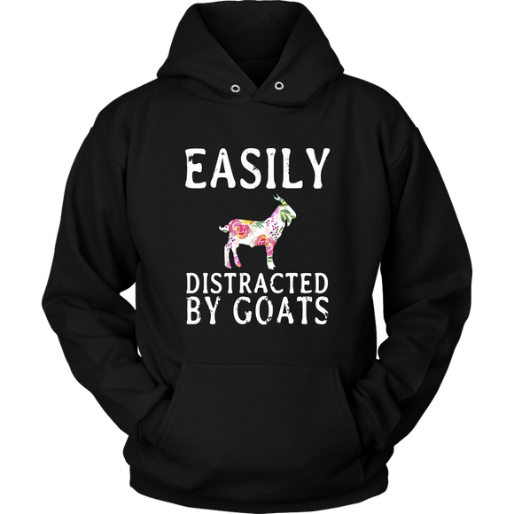 Easily Distracted By Goats - Hoodie