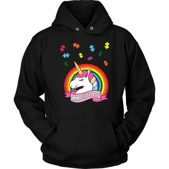 Autism Awareness - Unicorn Puzzle Piece - Hoodie