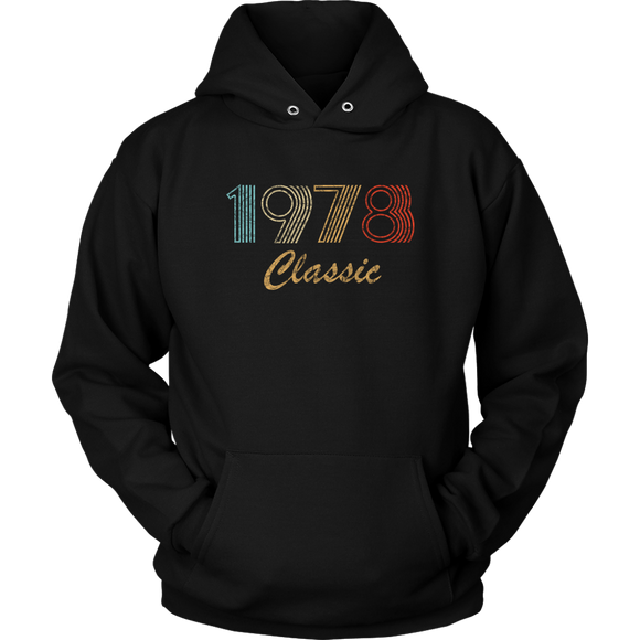 CuteComfy 40th Birthday Gift Vintage 1978 - Hoodie