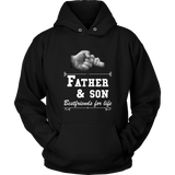 Mens Father Son Friends Fist Bump - Dad Father's Day Family - Hoodie