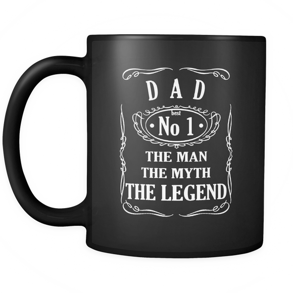 DAD The Man The Myth The Legend - Mug - TEEEVER - - Drinkware -TeeEver.com