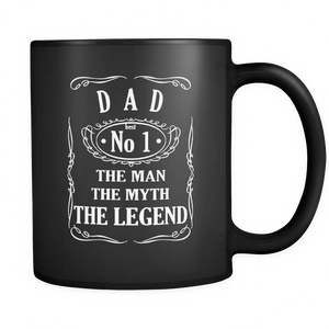 DAD The Man The Myth The Legend - Mug - TEEEVER - - Drinkware -TeeEver.com