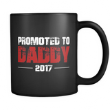 Promoted to Daddy est 2017 - for New Dads - Mug - TEEEVER - Promoted to Daddy est 2017 - for New Dads- Drinkware -TeeEver.com