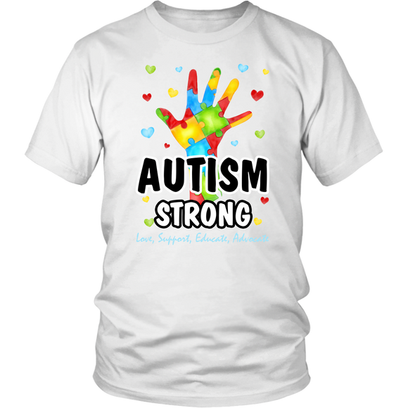 Autism Awareness - Autism Strong - T shirt