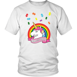 Autism Awareness - Unicorn Puzzle Piece - T shirt
