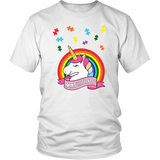 Autism Awareness - Unicorn Puzzle Piece - T shirt