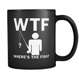 Mens Where's The Fish Funny Father's Day Birthday Gifts Fishing - Mug - TEEEVER - Mens Where's The Fish Funny Father's Day Birthday Gifts Fishing- Drinkware -TeeEver.com