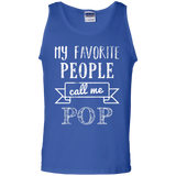 Mens My Favorite People Call Me Pop - Father's Day Tank Top - TEEEVER - Royal / S- T-Shirts -TeeEver.com