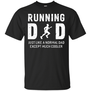 Running Dad Gifts For Father Runner Men T-Shirt - TEEEVER - Black / S- Short Sleeve -TeeEver.com