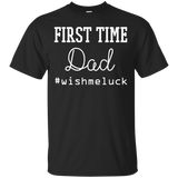 Men's First Time Dad - Dad to Be Fathers Day Gift Funny T-Shirt - TEEEVER - Black / S- Short Sleeve -TeeEver.com