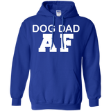 Dog Dad AF Funny - Dog Dad Owner Dog Father's Day Gift Hoodie - TEEEVER - Royal / S- Sweatshirts -TeeEver.com