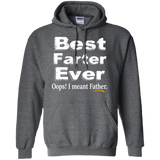 Best Farter, I Mean Father - Father's Day - Funny Hoodie - TEEEVER - Dark Heather / S- Hoodies -TeeEver.com