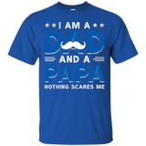 A Dad and A Papa. Funny Family - Daddy Fathers Day Gift T-Shirt - TEEEVER - Royal / S- Short Sleeve -TeeEver.com
