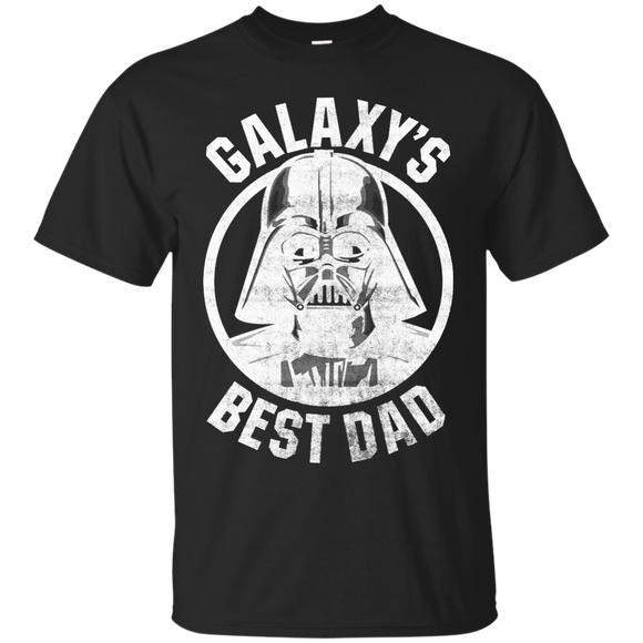 Star Wars Father's Day Galaxy's Best Dad Graphic - T-Shirt - TEEEVER - Black / S- Short Sleeve -TeeEver.com