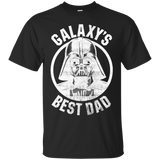 Star Wars Father's Day Galaxy's Best Dad Graphic - T-Shirt - TEEEVER - Black / S- Short Sleeve -TeeEver.com