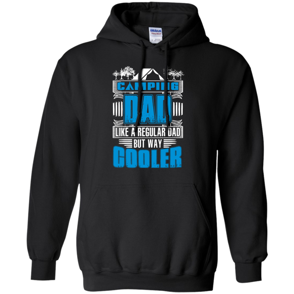 Cooler Camping Dad. Funny - Daddy Hoodie - TEEEVER - Black / S- Hoodies -TeeEver.com