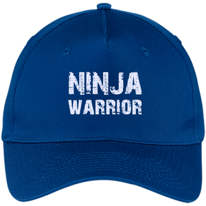 Ninja Warrior Original - Only For Ninjas - Five Panel Twill Cap - Royal / One Size- Hats -TeeEver.com