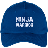 Ninja Warrior Original - Only For Ninjas - Five Panel Twill Cap - Royal / One Size- Hats -TeeEver.com