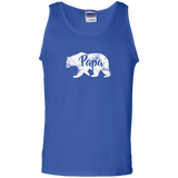 Men's Papa Bear - Awesome Camping Father's - Tank Top - TEEEVER - Royal / S- Sleeveless -TeeEver.com