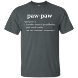 Paw-paw Definition Funny Gift For GrandFather T-Shirt - TEEEVER - Dark Heather / S- T-Shirts -TeeEver.com