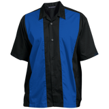 Mens Custom Embroidered Shirt - Black/Royal / XS- Dress Shirts -TeeEver.com