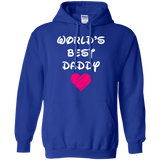 Happy Father's Day - Worlds Best DADDY Hoodie - TEEEVER - Royal / S- Hoodies -TeeEver.com