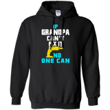 Village Mens If Grandpa Can't Fix It no-one can Hoodie - TEEEVER - Black / S- Hoodies -TeeEver.com