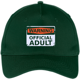 Official Adult - Funny 18th Birthday Gifts - Five Panel Twill Cap - Hunter / One Size- Hats -TeeEver.com
