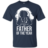 Star Wars Father's Day Vader Dad of Year Graphic T-Shirt - TEEEVER - Navy / S- Short Sleeve -TeeEver.com