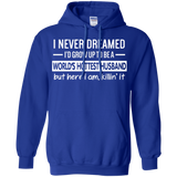 World's Hottest Husband Father's Day Hoodie - TEEEVER - Royal / S- Sweatshirts -TeeEver.com