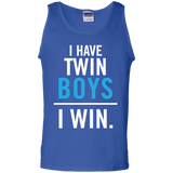 I Have Twin Boys Tank Top - TEEEVER - Royal / S- Sleeveless -TeeEver.com
