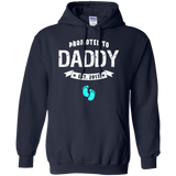 Men's Promoted To Daddy Est 2017 - New Dad Father's Day Gift Hoodie - TEEEVER - Navy / S- Hoodies -TeeEver.com