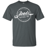 Mens Dad's Backyard BBQ - Grilling Cute Father's Day Gift T-Shirt - TEEEVER - Dark Heather / S- Short Sleeve -TeeEver.com