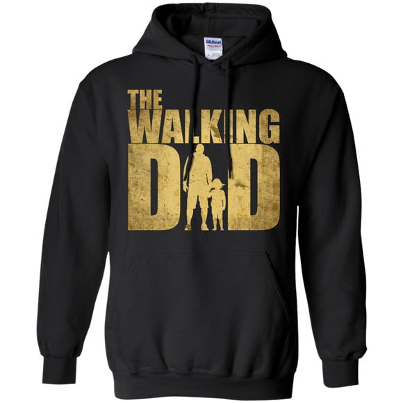 Walking Dad - Gift Father's Day Hoodie - TEEEVER - Black / S- Hoodies -TeeEver.com