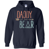 Mens Arrow Tribal Daddy Bear - Father's Day Hoodie - TEEEVER - Navy / S- Sweatshirts -TeeEver.com