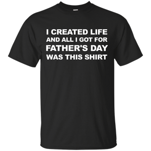 Fathers Day Gift from Wife Daughter Son T-Shirt - TEEEVER - Black / S- Short Sleeve -TeeEver.com