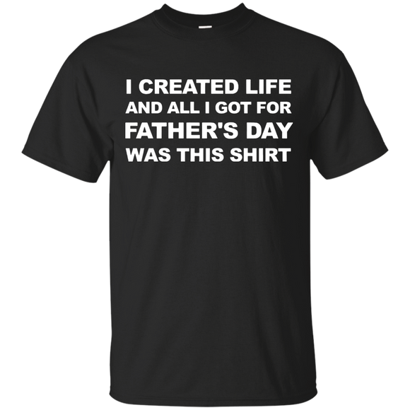 Fathers Day Gift from Wife Daughter Son T-Shirt - TEEEVER - Black / S- Short Sleeve -TeeEver.com