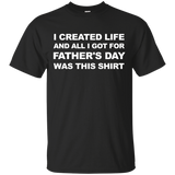 Fathers Day Gift from Wife Daughter Son T-Shirt - TEEEVER - Black / S- Short Sleeve -TeeEver.com