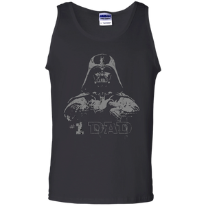 Dad Darth Vader Father's Day Tank Top - TEEEVER - Black / S- Sleeveless -TeeEver.com