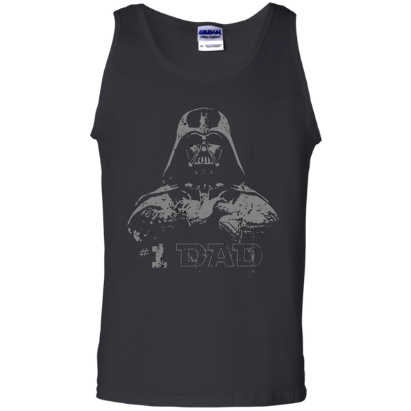 Dad Darth Vader Father's Day Tank Top - TEEEVER - Black / S- Sleeveless -TeeEver.com