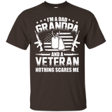 I'm A Dad Grandpa Veteran Father's Day T-Shirt - Dark Chocolate / Small- T-Shirts -TeeEver.com