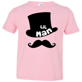 Father's Day - Big Man Little Man for Son - Jersey Tee - TEEEVER - Toddler Jersey Tee / Pink / 2T- Apparel -TeeEver.com