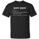 Paw-paw Definition Funny Gift For GrandFather T-Shirt - TEEEVER - Black / S- T-Shirts -TeeEver.com