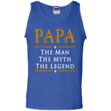 Papa the man myth legend father's day - son gift Tank Top - TEEEVER - Royal / S- T-Shirts -TeeEver.com