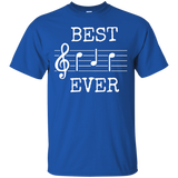 Best Dad Ever Music - Cute Funny Saying Fathers Day Gift T-Shirt - TEEEVER - Royal / S- T-Shirts -TeeEver.com