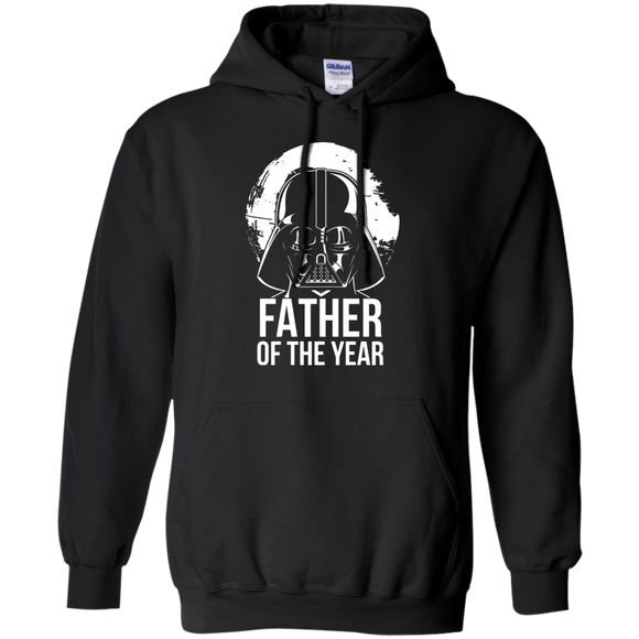 Star Wars Father's Day Vader Dad of Year Graphic Hoodie - TEEEVER - Black / S- Hoodies -TeeEver.com